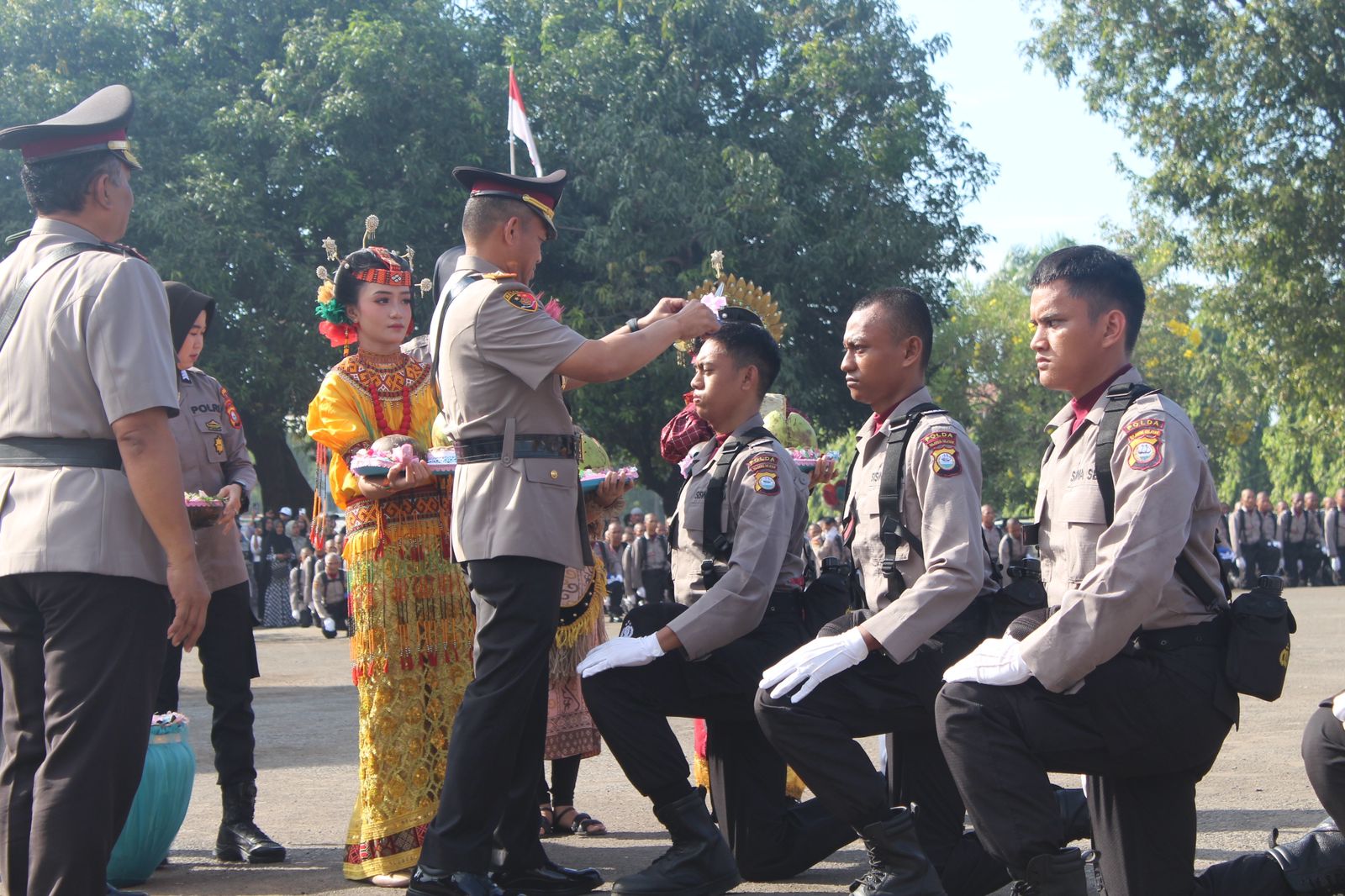 Wakapolda Sulsel Pimpin Upacara Pembukaan Pendidikan Pembentukan Bintara Polri Gel.II T.A. 2024