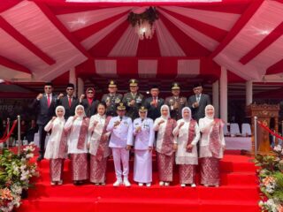 Dandim 1420/Sidrap Bersama Forkopimda Ikuti Upacara Detik-Detik Proklamasi