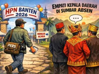 Kuli Tinta Melangkah ke HPN-2026 Banten, Empati Kepala Daerah di Sumbar Absen