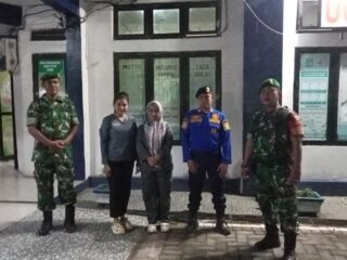 Jaga Objek Vital, Personel Koramil 1420-04/Watang Pulu dan Damkar Gelar Patroli Malam Skala Besar