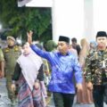 387 JCH Sidrap Menuju Asrama Haji Makassar, Berangkat dari Rujab Bupati