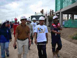 Bupati Sidrap Tinjau Pembangunan Sekolah Rakyat Terintegrasi 66 di Puncak Mario