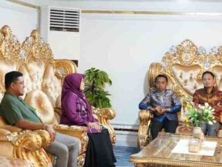 Simbol Persaudaraan, Hikma Enrekang Gelar Halalbihalal di Rujab Bupati Sidrap