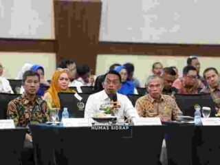 Bupati Sidrap Paparkan Lonjakan Ekonomi dan Surplus Beras di High Level Meeting TPID Sulsel