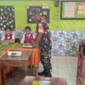 Babinsa Kodim 1420/Sidrap Pendampingi Penyaluran Makan Bergizi Gratis di Wilayah Kabupaten Sidrap