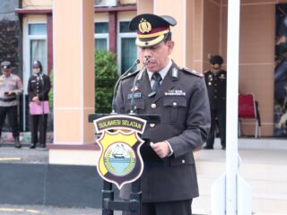 Hari Lahir Pancasila 2026, Polres Sidrap Gelar Pengibaran Bendera