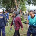 Nurkanaah Pimpin Kerja Bakti Massal, Stadion Ganggawa Bersiap Tambah Fasilitas Olahraga