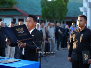 Lantik Empat Kepala OPD Baru, Syaharuddin Alrif: Fokus Pengabdian ke Masyarakat
