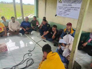 Babinsa Arateng Hadiri Tudang Sipulung, Bahas Jadwal Tanam dan Pengelolaan Irigasi Petani