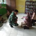 Babinsa Jajaran Kodim 1420/Sidrap Dampingi Pelaksanaan Makan Bergizi Gratis di Kabupaten Sidrap