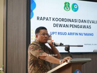 Sekda Sidrap Pimpin Evaluasi RSUD Arifin Nu’mang, Perkuat Peran Dewas dan Tata Kelola