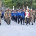 Bupati Syaharuddin Pimpin Simulasi Pembukaan Porsenijar PGRI Sulsel, Periksa Satu per Satu Detail Acara