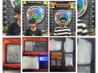 Polres Sidrap Berhasil Ungkap Penyalahguna Narkotika, 2 Orang Dibekuk