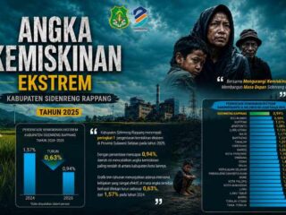 Sidrap Catatkan Kemiskinan Ekstrem Terendah di Sulawesi Selatan
