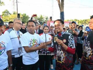 Bone Juara Sepak Takraw Porsenijar Sulsel 2026, Puji Keramahan dan Pelayanan Sidrap