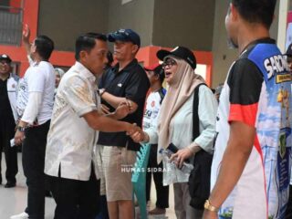 Bupati dan Wabup Sidrap Saksikan Semangat Sportivitas Guru di Arena Porsenijar