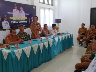 Danramil 02/Tellu Limpoe Hadiri Rapat Persiapan HUT ke-81 Kemerdekaan RI Tingkat Kecamatan