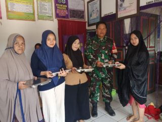 Kodim 1420/Sidrap Konsisten Kawal Program Makan Bergizi Gratis untuk Pelajar