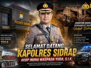 Dulu Mengabdi, Kini Memimpin: AKBP Indra Waspada Nahkodai Polres Sidrap
