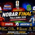 Siapa Juara Piala Dunia? Yuk Nobar Final Spanyol vs Argentina di Mogan Food Court Sidrap