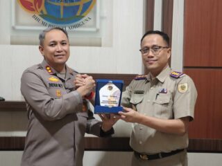 Jalin Silaturahmi, AKBP Indra Waspada Yuda Kunjungi Kepala BPN Sidrap