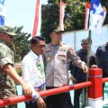 Dukung Program Nasional, Kapolres Sidrap Hadiri Peresmian Jembatan Garuda Merah - Putih