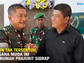 20 Tahun Tak Tersentuh, Pengusaha Muda Ini Bedah Rumah Prajurit Sidrap