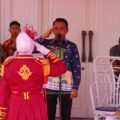 Atraktif, Para Juara Kecamatan Adu Kreativitas di Gerak Jalan Indah Tingkat SMP se-Sidrap