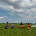 AKP Aiyub Pimpin Aksi Kemanusiaan, Water Cannon Polres Sidrap Basahi Sawah 80 Are yang Mengering