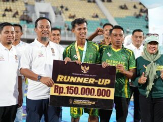 Sidrap Runner-up Piala Gubernur 2026, Bupati Syaharuddin Salut Perjuangan Pemain