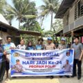 Peringati Hari Jadi ke-24 Propam Polri, Personel Polres Sidrap Gelar Bakti Sosial 